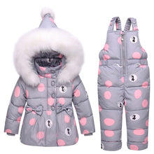 Load image into Gallery viewer, 2019 new Winter children clothing sets girls Warm parka down jacket for baby girl clothes children's coat snow wear kids suit