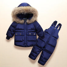 Load image into Gallery viewer, 2019 Winter Children Clothing Sets Girls Warm Duck Down Jacket for Baby Girl Clothes Children's Coat for Boy Snow Wear Kids Suit