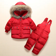 Load image into Gallery viewer, 2019 Winter Children Clothing Sets Girls Warm Duck Down Jacket for Baby Girl Clothes Children's Coat for Boy Snow Wear Kids Suit