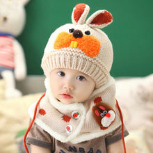 Load image into Gallery viewer, Set Baby Boy Girl Kids Winter Warm Knit Bobble Hat Beanie