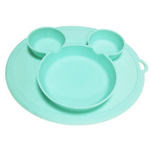 Load image into Gallery viewer, Baby silicone plate Kids Bowl Plates baby feeding silicone bowl baby silica gel dishes kids tableware