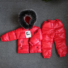 Load image into Gallery viewer, Orangemom Russia Winter children's clothing sets , girls clothes for new year's Eve boys parka kids  jackets coat down snow wear