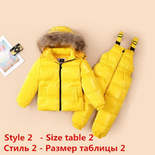 Load image into Gallery viewer, Orangemom Russia Winter children's clothing sets , girls clothes for new year's Eve boys parka kids  jackets coat down snow wear