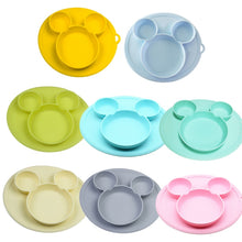 Load image into Gallery viewer, Baby silicone plate Kids Bowl Plates baby feeding silicone bowl baby silica gel dishes kids tableware