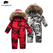 Load image into Gallery viewer, brand Orangemom official 2019 Children&#39;s Clothing ,winter 90% down jacket for girls boys snow wear ,baby kids coats  jumpsuit