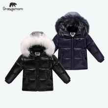 Load image into Gallery viewer, 2019 winter jacket parka for boys coats ,90% down girls jackets children&#39;s clothing snow wear kids outerwear toddler boy clothes