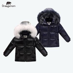 2019 winter jacket parka for boys coats ,90% down girls jackets children's clothing snow wear kids outerwear toddler boy clothes