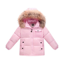 Load image into Gallery viewer, 2019 winter jacket parka for boys coats ,90% down girls jackets children&#39;s clothing snow wear kids outerwear toddler boy clothes