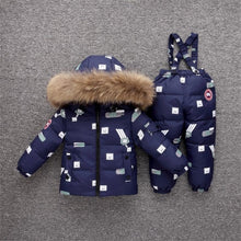 Load image into Gallery viewer, OLEKID 2019 Baby Winter Snowsuit Warm Down Jacket Overalls Infant Girl Clothes Set 1-4 Years Kids Toddler Boys Jumpsuit Suit