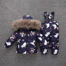 Load image into Gallery viewer, OLEKID 2019 Baby Winter Snowsuit Warm Down Jacket Overalls Infant Girl Clothes Set 1-4 Years Kids Toddler Boys Jumpsuit Suit