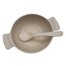 Load image into Gallery viewer, Baby Feeding Tableware Set Eco-Friendly Toddle Baby Plate Dish Children Dishes Dinnerware Kids Anti-hot Training Bowl+Spoon
