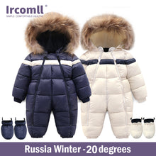 Load image into Gallery viewer, New Russia Winter Infant Baby Boy Girl Romper Thicken Baby Snowsuit  Windproof Warm Jumpsuit For Children Clothes Toddler Outfit