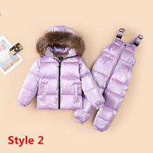 Load image into Gallery viewer, Orangemom Russia Winter children's clothing sets , girls clothes for new year's Eve boys parka kids  jackets coat down snow wear