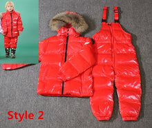 Load image into Gallery viewer, Orangemom Russia Winter children's clothing sets , girls clothes for new year's Eve boys parka kids  jackets coat down snow wear