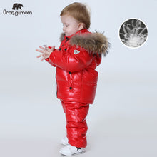 Load image into Gallery viewer, Orangemom Russia Winter children's clothing sets , girls clothes for new year's Eve boys parka kids  jackets coat down snow wear