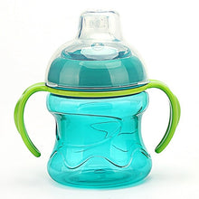 Load image into Gallery viewer, Silica gel Feeding Bottles Cups For Babies Water Milk Bottle Baby Feeding Bottle Infant Training With Handle Cups