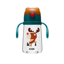 Load image into Gallery viewer, Silica gel Feeding Bottles Cups For Babies Water Milk Bottle Baby Feeding Bottle Infant Training With Handle Cups