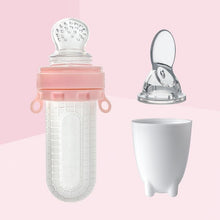 Load image into Gallery viewer, Silica gel Feeding Bottles Cups For Babies Water Milk Bottle Baby Feeding Bottle Infant Training With Handle Cups