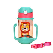 Load image into Gallery viewer, Silica gel Feeding Bottles Cups For Babies Water Milk Bottle Baby Feeding Bottle Infant Training With Handle Cups