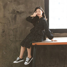 Load image into Gallery viewer, New 2019 Teen Kids Autumn Dress Black Winter Girls Dresses Fashion Children Baby Princess Dress Mother And Daughter Clothing