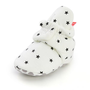 Newborn Baby Socks Shoes Boy Girl Star Toddler First Walkers