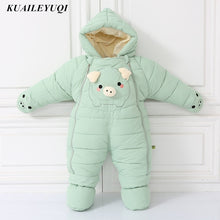 Load image into Gallery viewer, -30 degrees cold Winter warm Down cotton Clothing 2018 New Boy Girl Newborn Coat Parka Romper Baby wear Clothes Snowsuit Costume