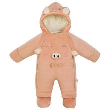 Load image into Gallery viewer, -30 degrees cold Winter warm Down cotton Clothing 2018 New Boy Girl Newborn Coat Parka Romper Baby wear Clothes Snowsuit Costume