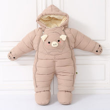 Load image into Gallery viewer, -30 degrees cold Winter warm Down cotton Clothing 2018 New Boy Girl Newborn Coat Parka Romper Baby wear Clothes Snowsuit Costume