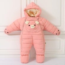 Load image into Gallery viewer, -30 degrees cold Winter warm Down cotton Clothing 2018 New Boy Girl Newborn Coat Parka Romper Baby wear Clothes Snowsuit Costume