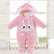 Load image into Gallery viewer, -30 degrees cold Winter warm Down cotton Clothing 2018 New Boy Girl Newborn Coat Parka Romper Baby wear Clothes Snowsuit Costume