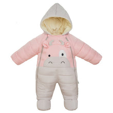 Load image into Gallery viewer, -30 degrees cold Winter warm Down cotton Clothing 2018 New Boy Girl Newborn Coat Parka Romper Baby wear Clothes Snowsuit Costume