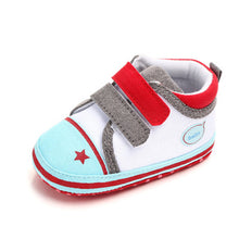 Load image into Gallery viewer, Unicorn graffiti newborn baby girl boys shoes soft shoes