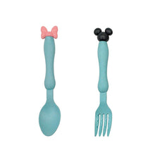 Load image into Gallery viewer, 3Pcs/Set Baby bowl+spoon+fork Feeding Food Tableware Cartoon Bear Kids Dishes Eating Dinnerware Anti-hot Training Dinner Plate