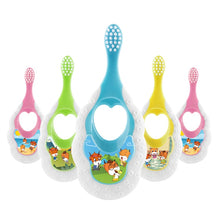 Load image into Gallery viewer, Anti Slip Handle Children Cartoon Toothbrush Baby Soft