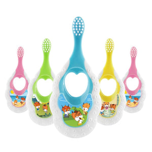 Anti Slip Handle Children Cartoon Toothbrush Baby Soft