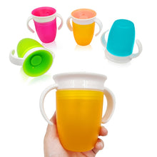 Load image into Gallery viewer, Degrees Rotated Baby Learning Drinking Cup with Double