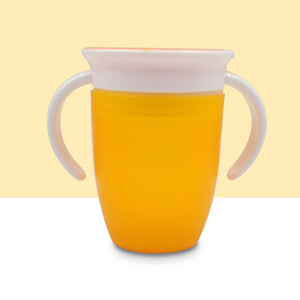 Degrees Rotated Baby Learning Drinking Cup with Double