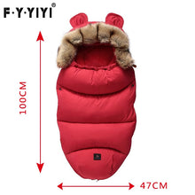 Load image into Gallery viewer, Baby Sleeping Bag Infant Stroller Sleeping Bag Spring Winter Warm Sleepsacks Robe 0-24 Months Infant Thick Warm Envelopes