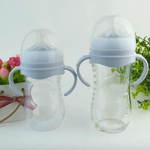 Milk Bottle Grip Handle for Natural Wide Mouth Baby Bottle Feeding