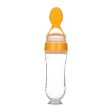 Load image into Gallery viewer, Silica gel Feeding Bottles Cups For Babies Water Milk Bottle Baby Feeding Bottle Infant Training With Handle Cups