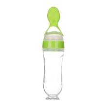 Load image into Gallery viewer, Silica gel Feeding Bottles Cups For Babies Water Milk Bottle Baby Feeding Bottle Infant Training With Handle Cups