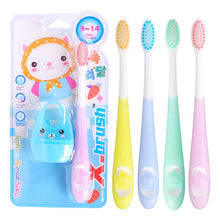 Load image into Gallery viewer, Set Soft Baby Toothbrush Cute Cartoon Baby Kids