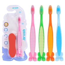 Load image into Gallery viewer, Set Soft Baby Toothbrush Cute Cartoon Baby Kids