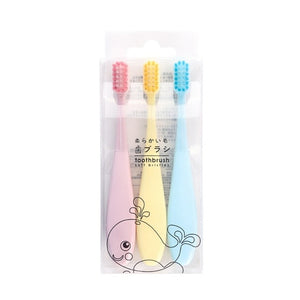 Set Soft Baby Toothbrush Cute Cartoon Baby Kids