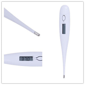 White Digital Thermometer Children Waterproof Adult Fever