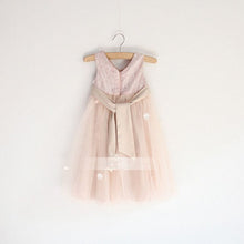 Load image into Gallery viewer, Bosudhsou Baby Girls Princess Sleeveless Braces Children Clothing Kids One-piece Dress Chiffon Floral Dress Wedding YL-79