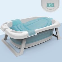 Load image into Gallery viewer, Baby ShowerTubs Multifunctional Folding Bathtub For Children Seatable Reclining Enlarged with Water Thermometer Kids Bathtub