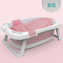 Load image into Gallery viewer, Baby ShowerTubs Multifunctional Folding Bathtub For Children Seatable Reclining Enlarged with Water Thermometer Kids Bathtub