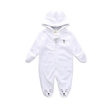 Load image into Gallery viewer, winter plus velvet baby clothes full moon newborn onesies Korean version of coral fleece long-sleeved romper baby clothing