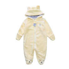 Load image into Gallery viewer, winter plus velvet baby clothes full moon newborn onesies Korean version of coral fleece long-sleeved romper baby clothing